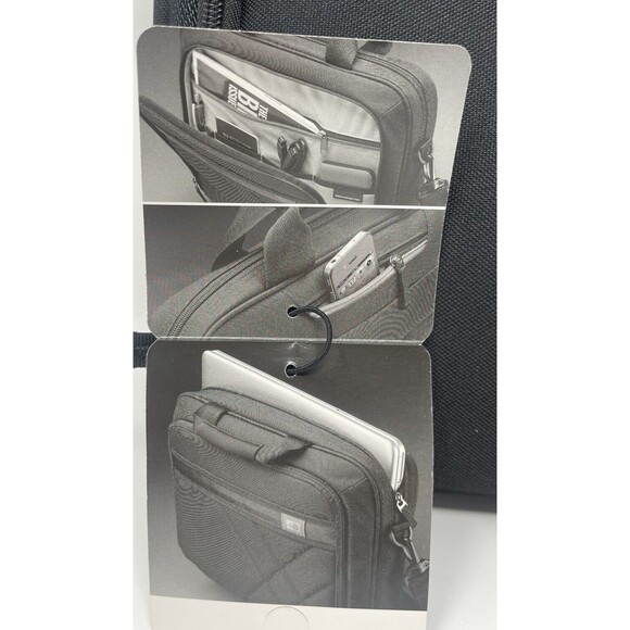 Case Logic 3201433 Diamond Laptop & Tablet Black Bag (15.6”) Strap NWT MSRP $39 - Picture 8 of 10